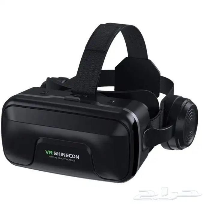 سماعة رأس نظارة واقع افتراضي VR SHINECON 3D VR مع سماعات بال 2