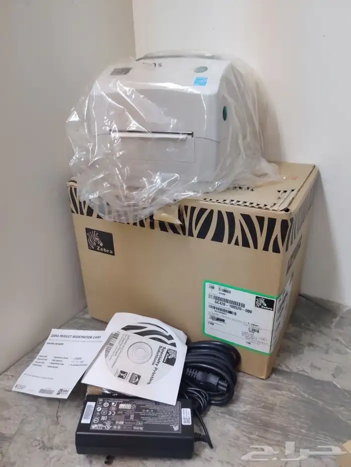 طابعة باركود وبوليصات شحن زيبرا zebra GC420t 2
