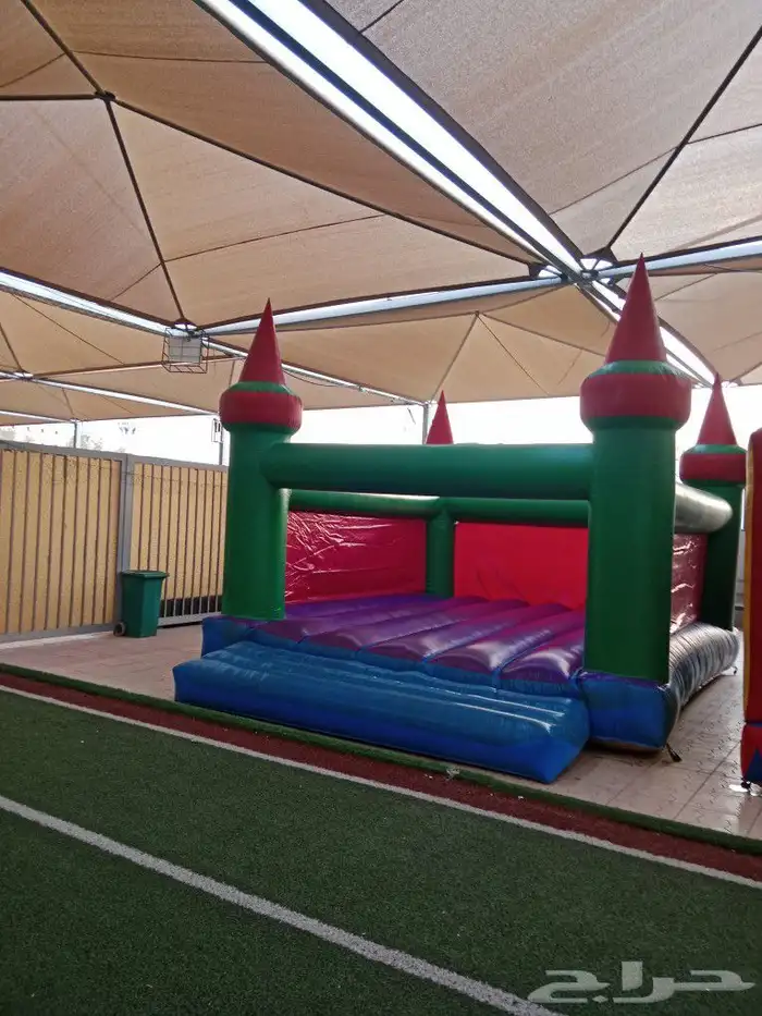 إيجار ملعب صابوني زحليق نطيطات هوائيه 15