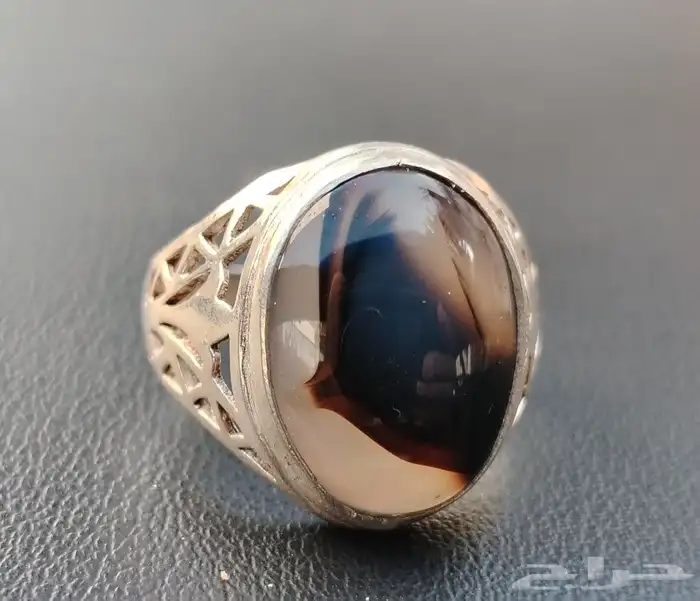 عقيق يماني مصور طائر 5