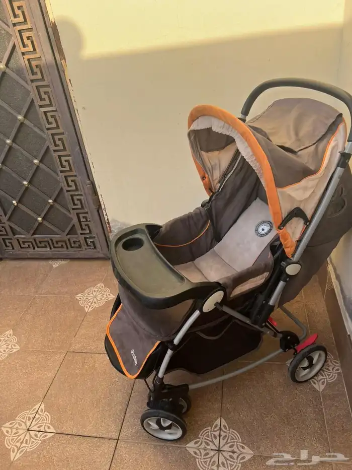 عربية طفل ( good baby) وكرسي سيارة جونيوروعربية عكاز هدية 5