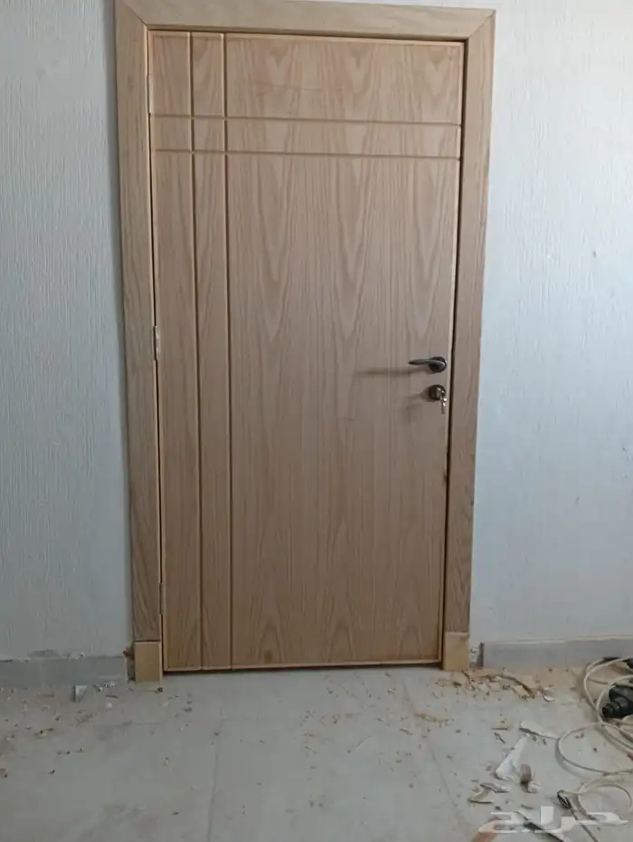 AlMunim wooden doors with iron 8