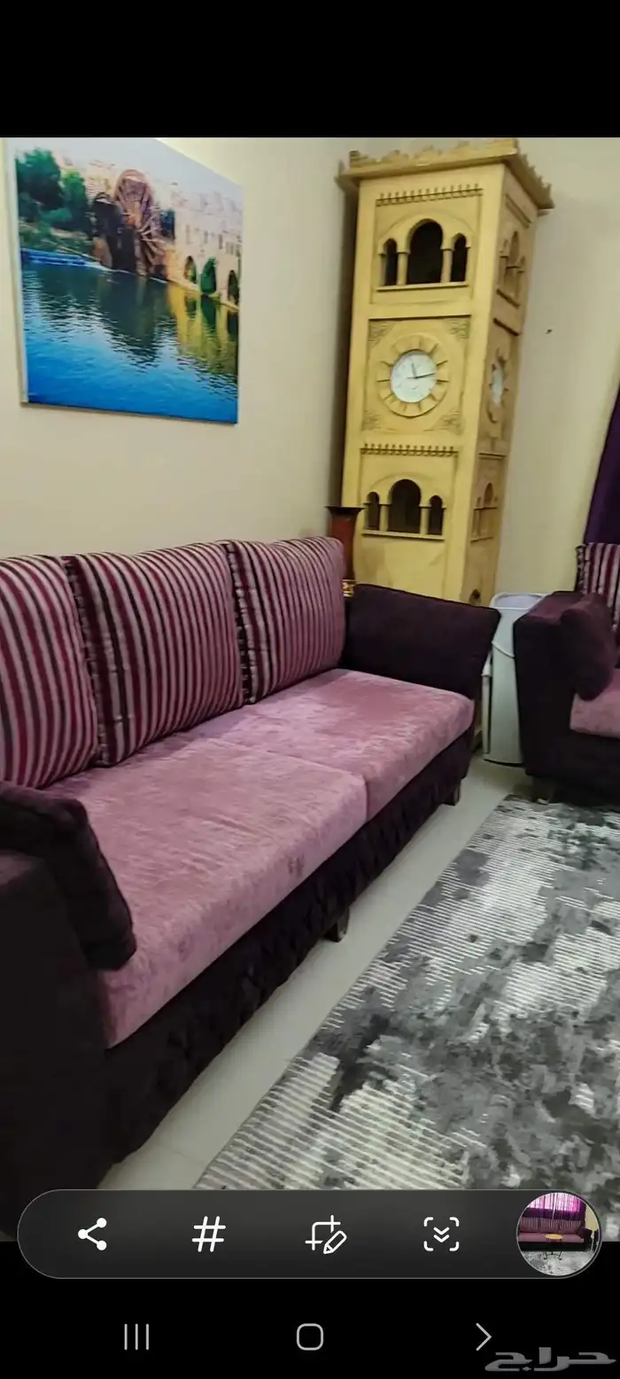 كنب بحالة ممتازة للبيع 3