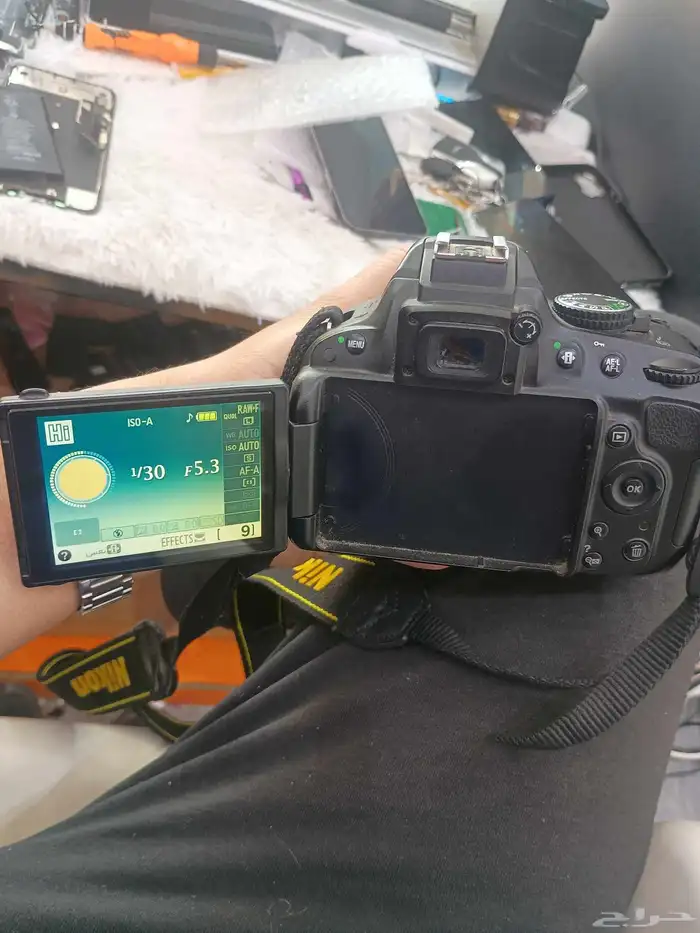 كاميرا نيكون D5100 حالتها ممتازة استخدام بسيط 3