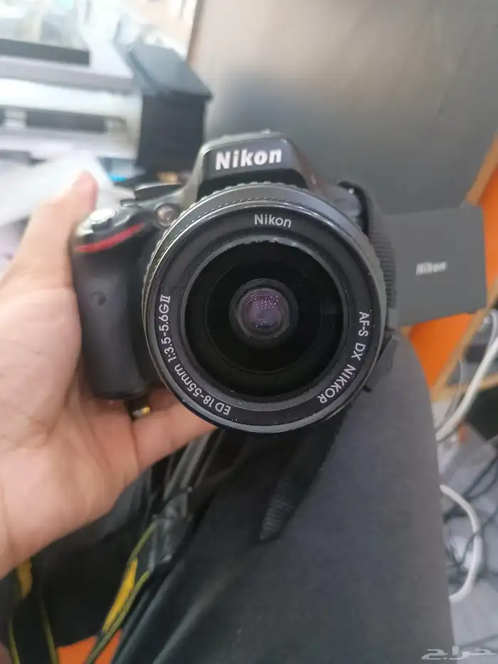 كاميرا نيكون D5100 حالتها ممتازة استخدام بسيط 2