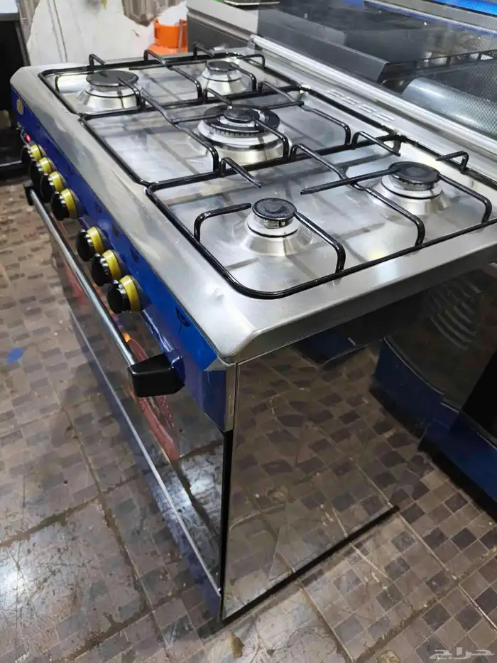 GLEM GAS Used 5 burner 750 original Italy 5