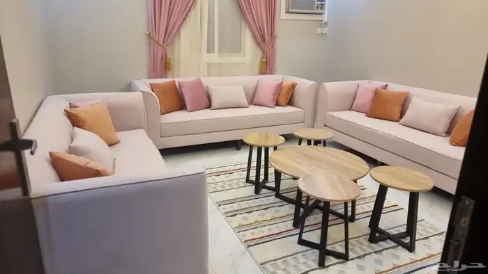 كنب الهبه تفصيل وجاهز يوجد تنجيد لجميع انواع الكنب تقسيط 2