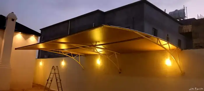 حدادة عامة وقرميد وتنسيق حدائق وشلالات ومظلات سيارات 14