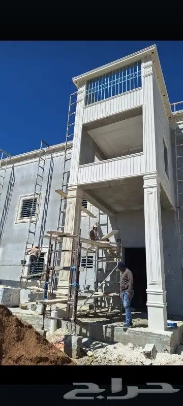 ديكورات خارجيه بديل الجر تطبيق الحجر 0