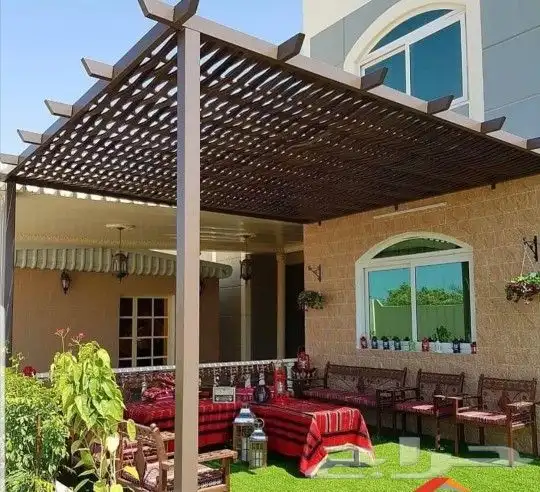 ديكورات دهاناة عوازل اسطح ترميم جبس بورد مظلات سواتر 9