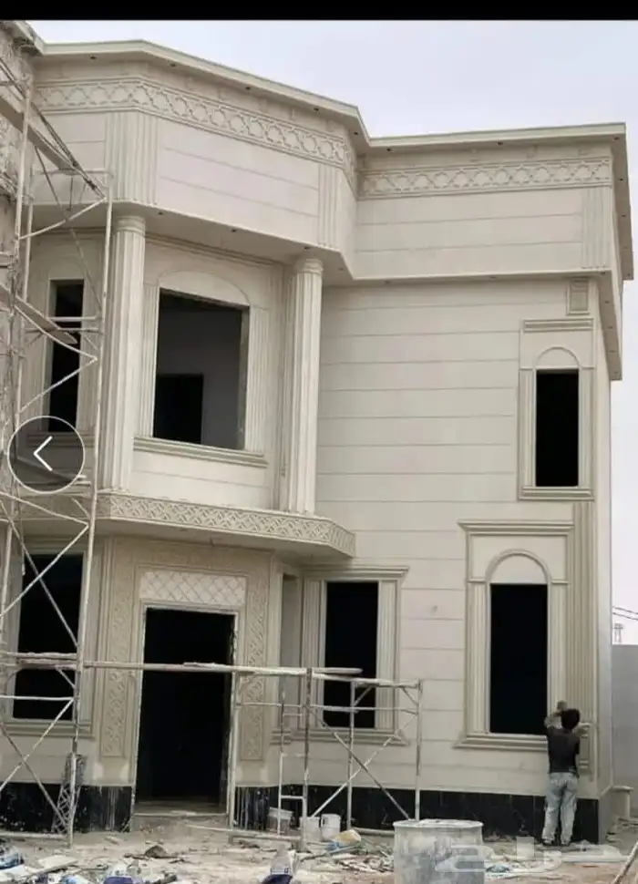 لياسة ملونة بديل الحجر عمال بإتقانه 14