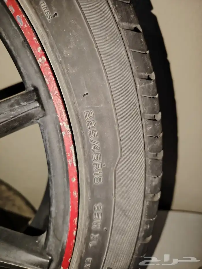 جنوط مع كفرات مقاس 18 2
