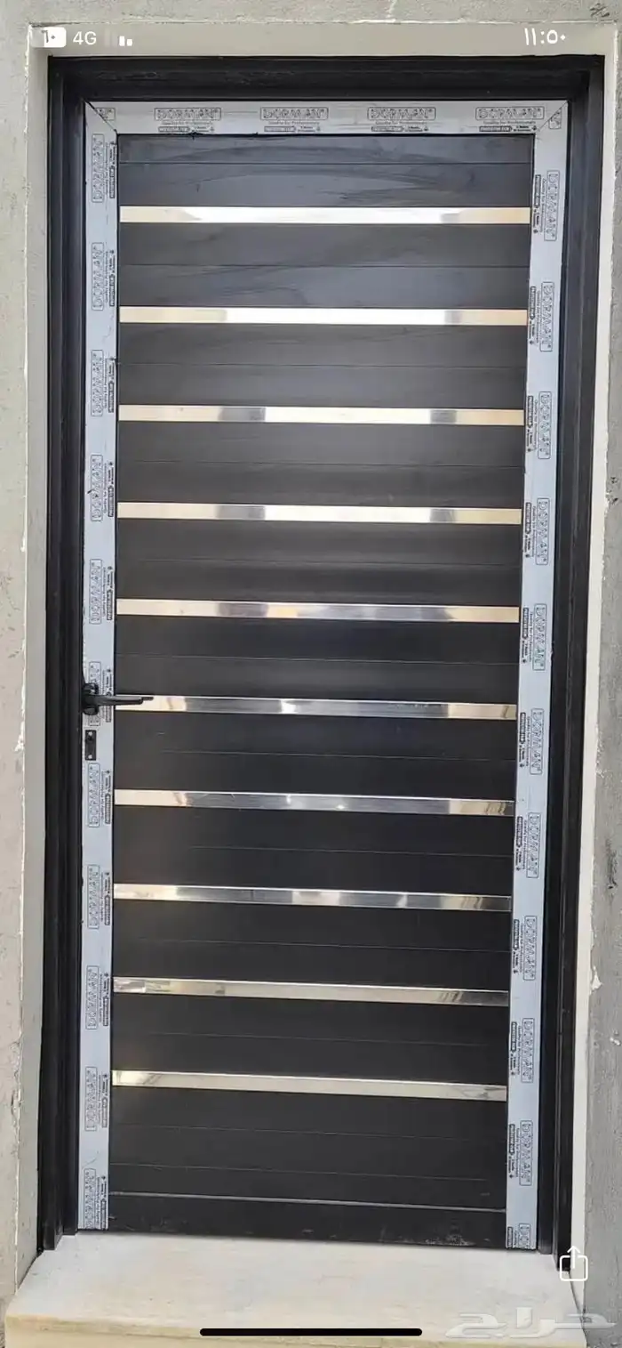 باب المنيوم شبابيك زجاج 6