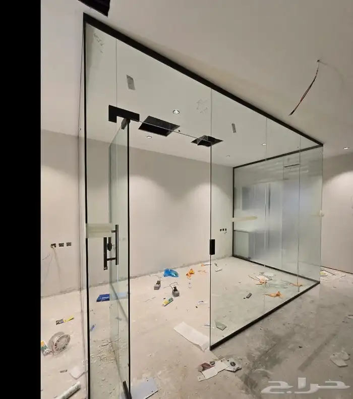 زجاج شاور صيانه ابواب زجاج حاجز شاور داربزين زجاج 5