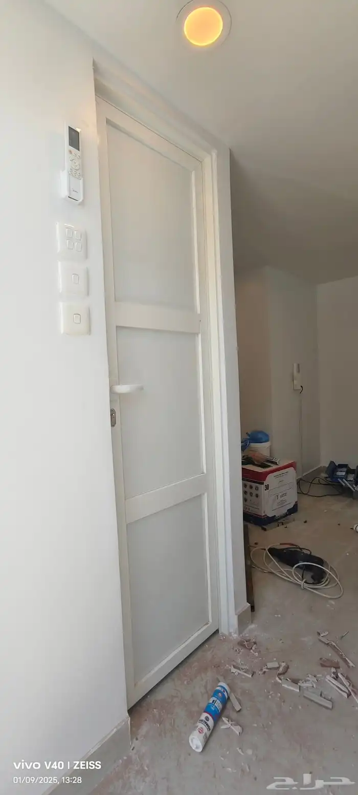 باب المنيوم شبابيك زجاج 7