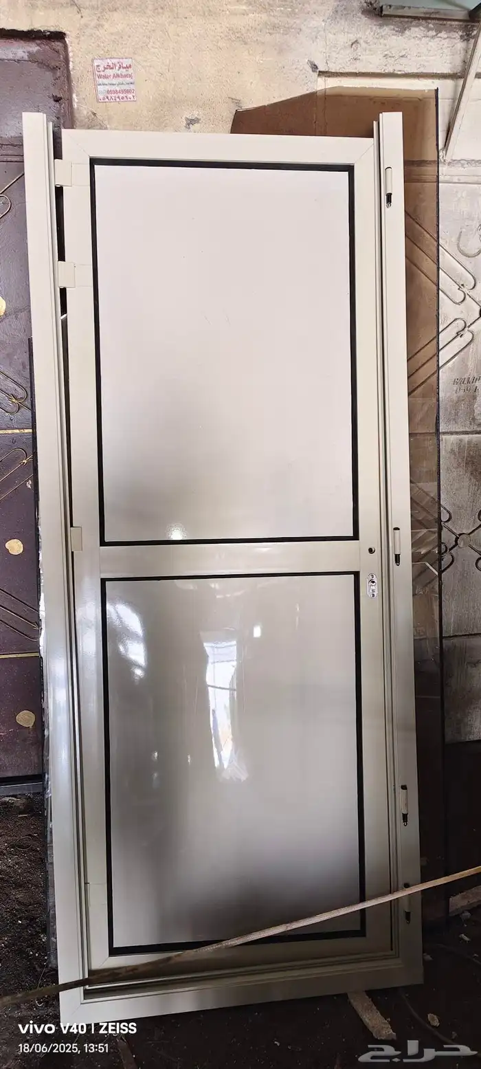 باب المنيوم شرائح شباك 6