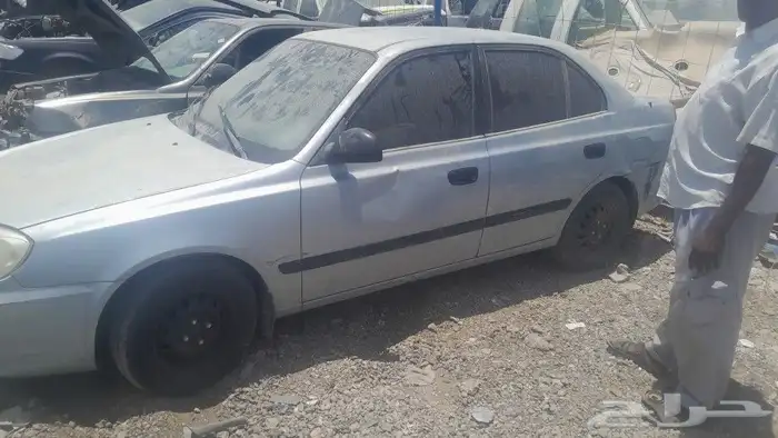 متوفر جميع قطع غيار هونداي اكسنت موديل 2005 تشليح فقط وملحقا 2