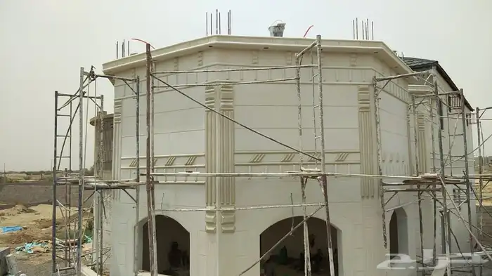 ديكورات خارجيه اسمنتيه على شكل الحجر الطبيعي 1