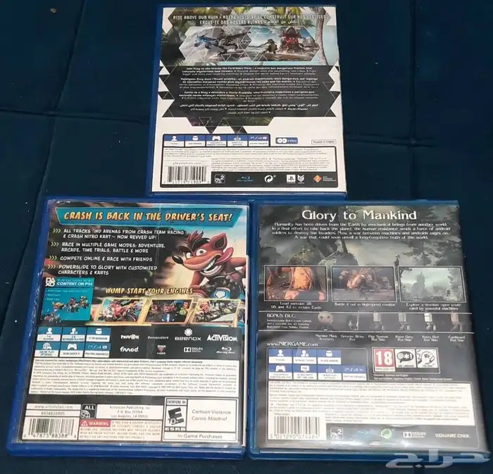 العاب و اشرطة بلايستيشن 4 (ps4) نظيفه جدا 1