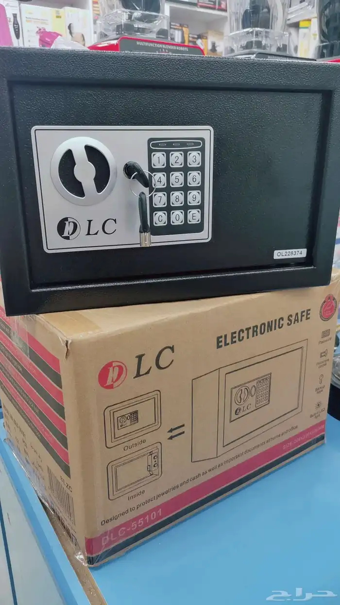 خزنة أمان الإلكترونية للفنادق والمنزل مضاد للصدأ والحريق 5