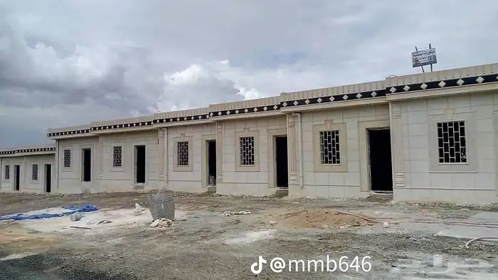 لياسه ملونه باللاسمنت الابيض وبطحاء الرياض 7