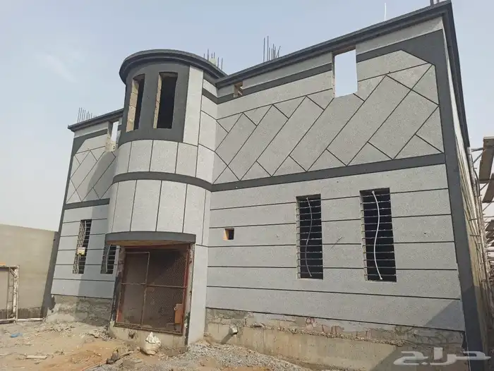 كسر رخام وحجر الرياض ولياسه ملونه بديل الحجر ديكورات خارجيه. 0