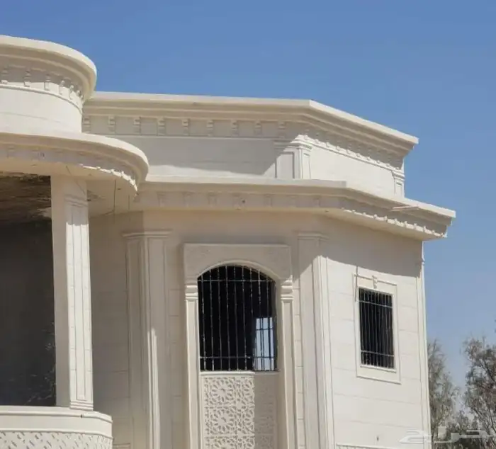 ديكورات خارجيه بديل الحجر لياسه ملونه 5