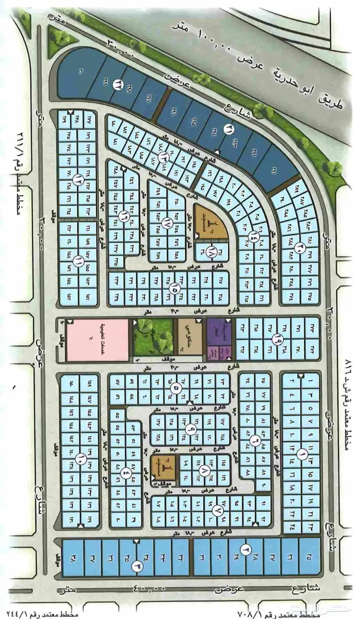 للبيع ارض سكنية زاوية في الدمام حي طيبة 0