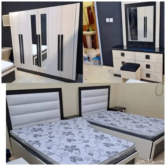 غرف نوم جديدة جاهزه بسعر 5