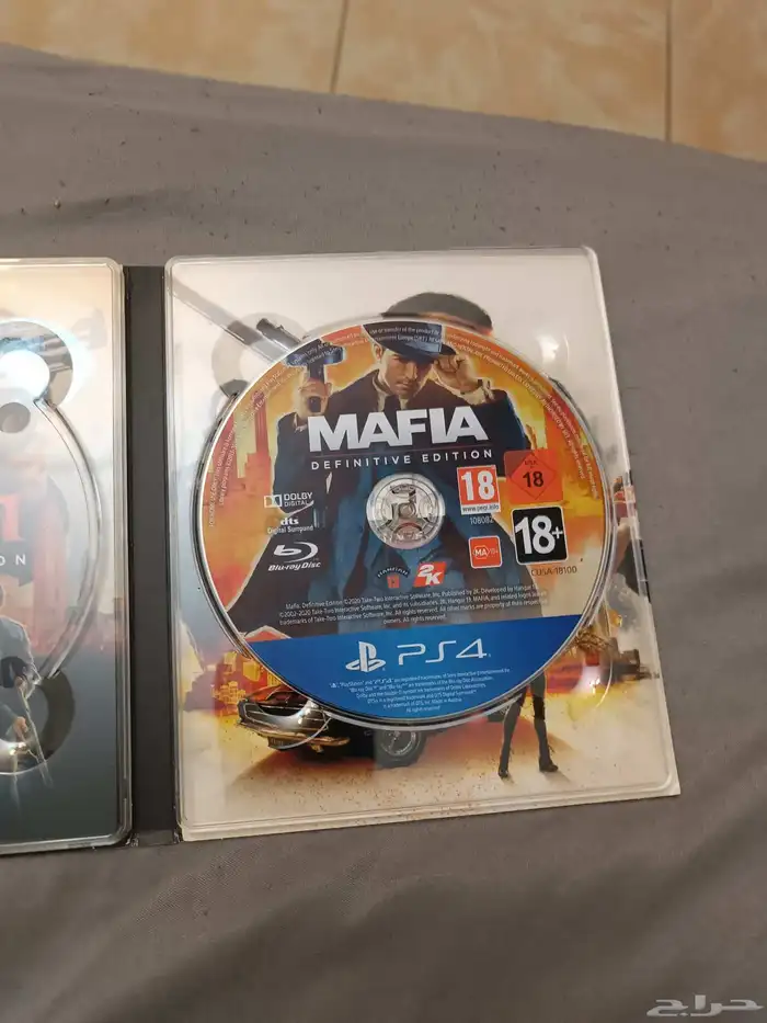 شريطين سوني4 و5 لعبه مافيا Mafia trilogy اجزاء الاول والثالث 2