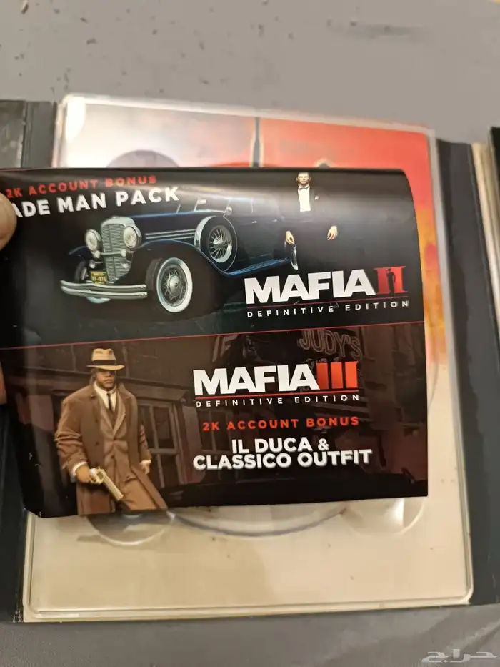 شريطين سوني4 و5 لعبه مافيا Mafia trilogy اجزاء الاول والثالث 3