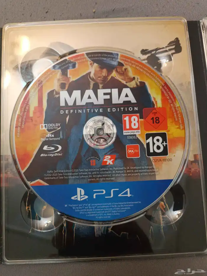 شريطين سوني4 و5 لعبه مافيا Mafia trilogy اجزاء الاول والثالث 1