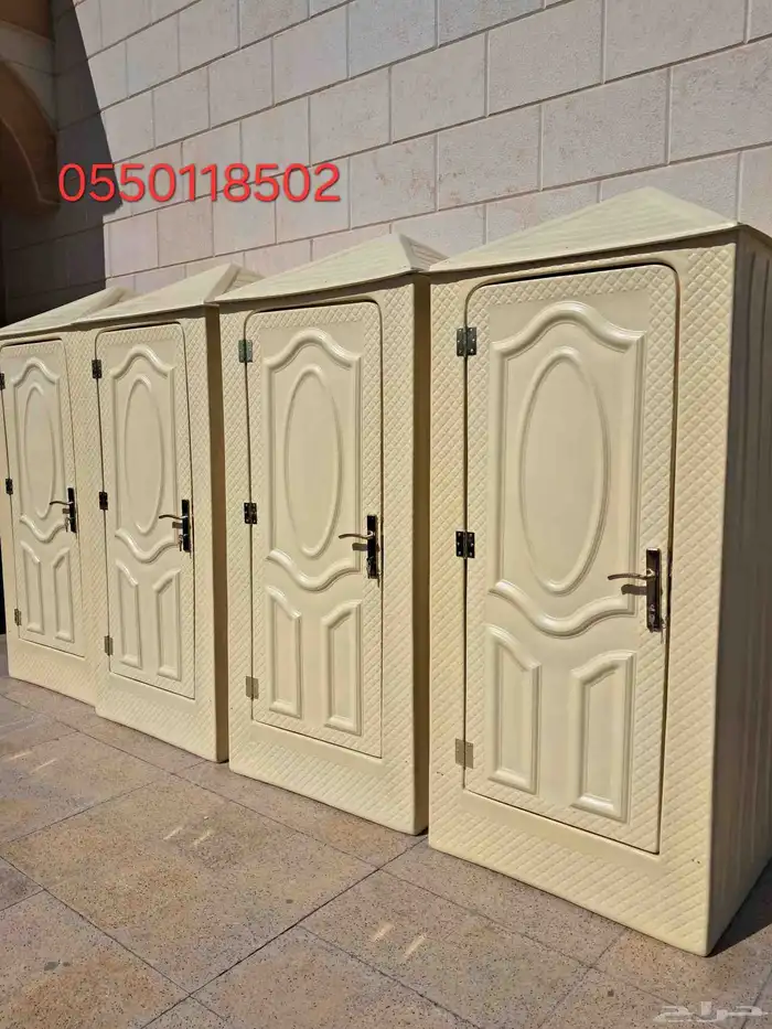 حمامات فيبر جلاس دورات مياه المتنقلة 11