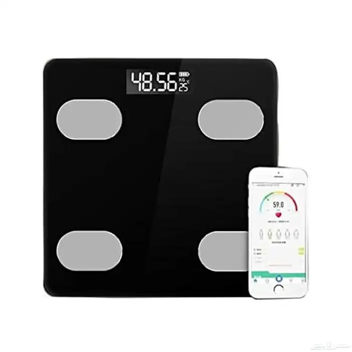ميزان ذكي لتحليل الجسم بالكامل بسعر 110 ريال فقط   ضمان سنتي 1