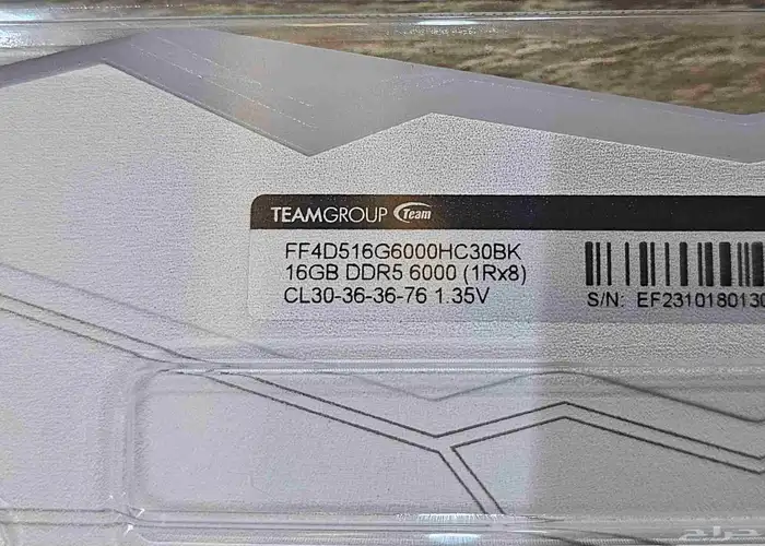 رامات ddr5 جديدة بحجم 32 قيقا وسرعة 6000 4