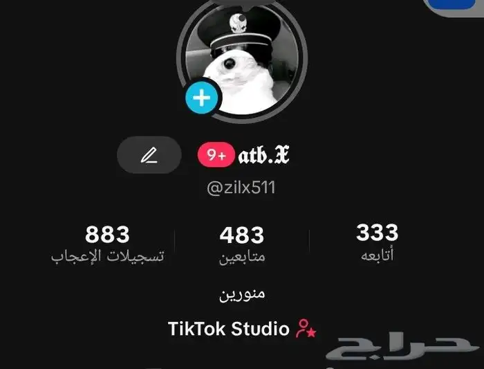 حساب تك توك 0