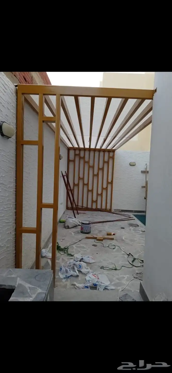 مظلات سيارات سواتر بيوت شعر اغطيه مسابح برجولات لكسان 3