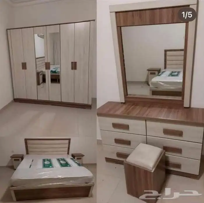 غرف نوم جديدة جاهزه بسعر 8
