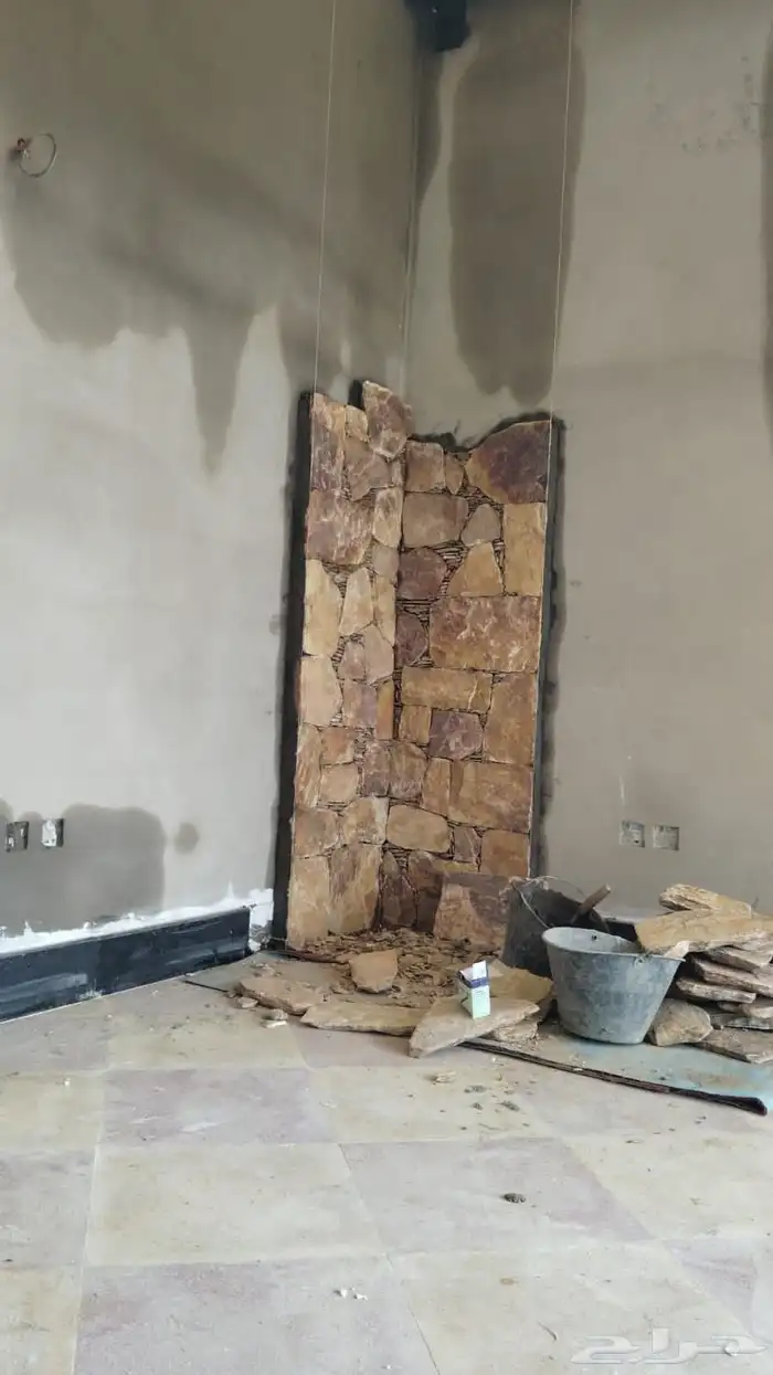 يوجد لدينا تلبيس حجر طبيعي متواجدين في محايل ابهاخميش مشيط 5