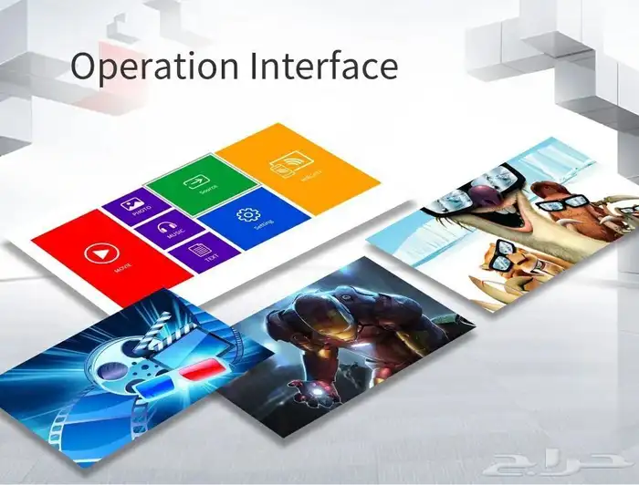 بروجكتر ذكي بمواصفات عالية ووضوح HD حقيقي 6