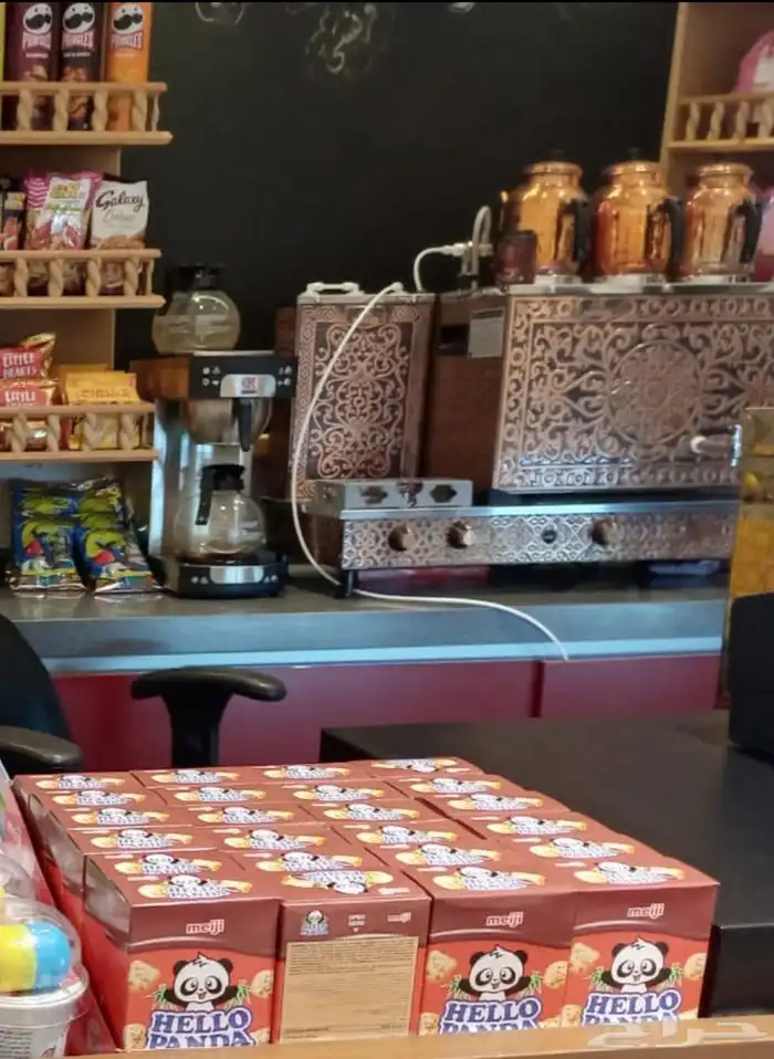 مكينة شاي سماور نحاسي ثلاث اباريق مستعمل 1