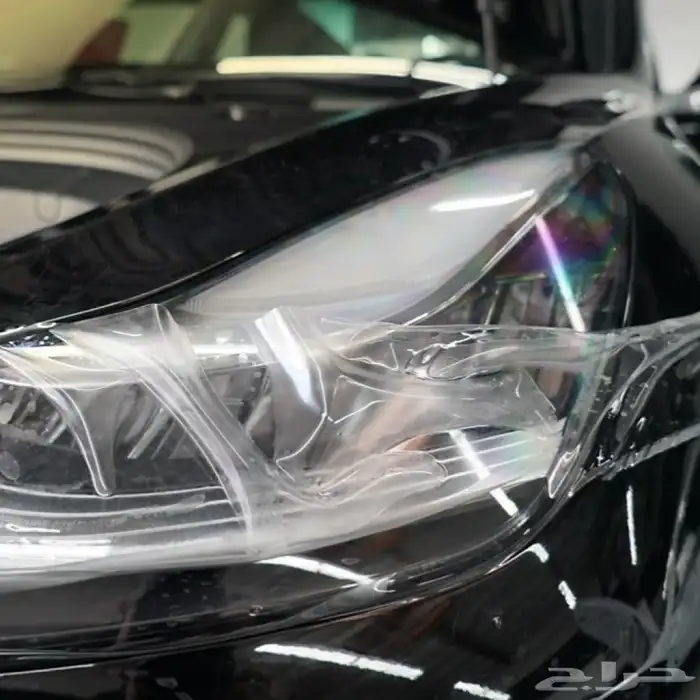 تركيب حماية PPF للأنوار الأمامية 100ريال فقط 2