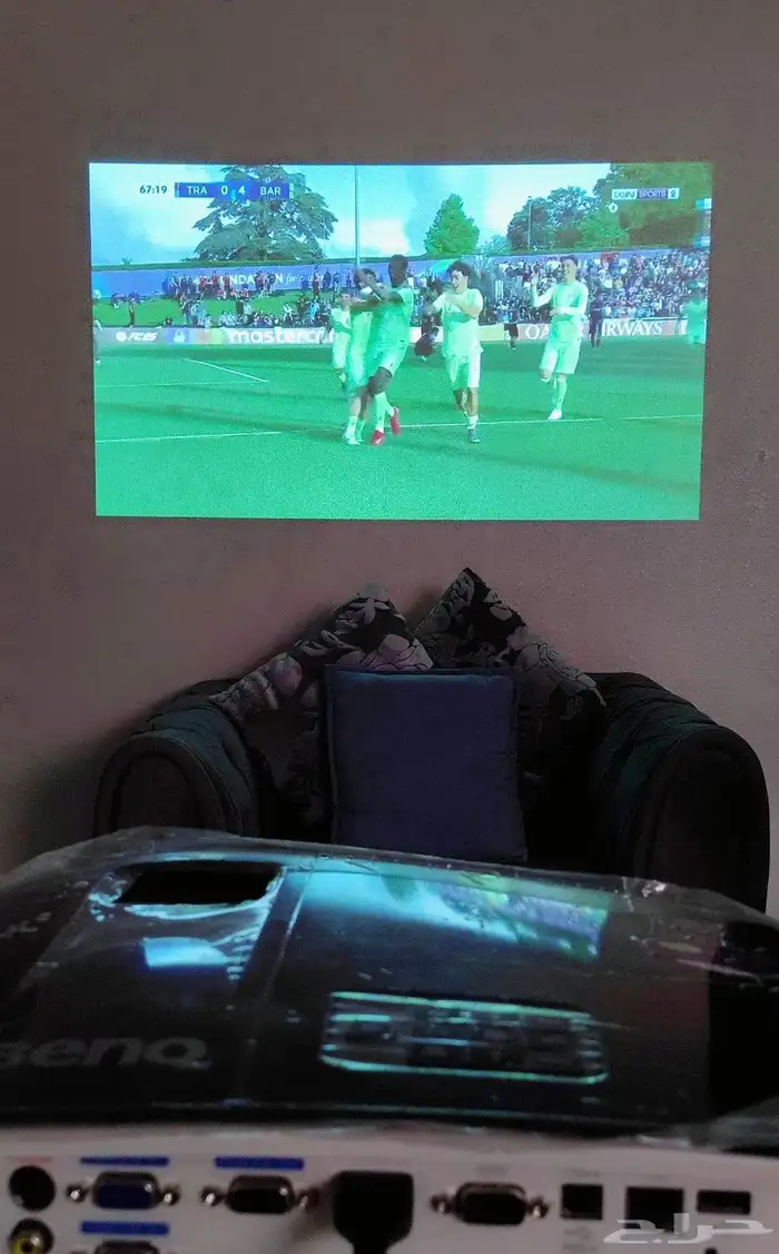 بروجكتر_بينكيو_BenQ_نظيف_عرض نهاري_ممتاز للمدارس و المقاهي 8