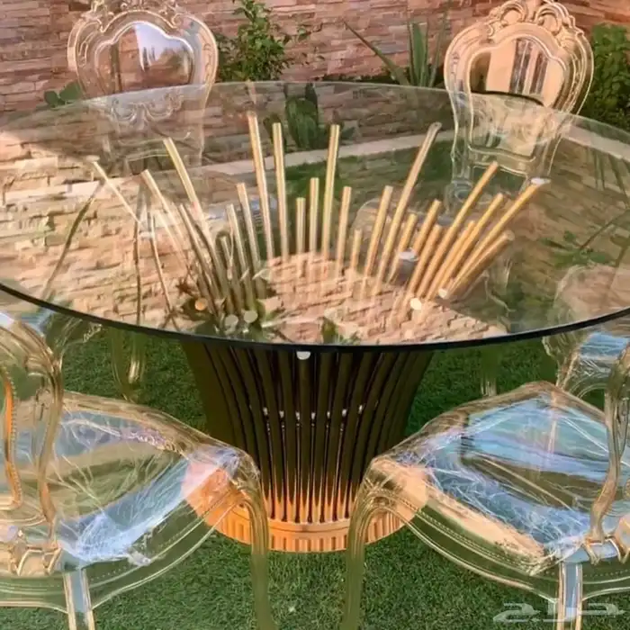 محل تاجير يوجد عندنا كراسي طعام وطاوله طعام جميع انواع الطاو 4