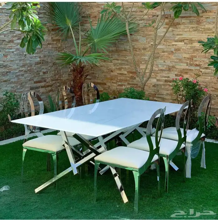 محل تاجير يوجد عندنا كراسي طعام وطاوله طعام جميع انواع الطاو 2