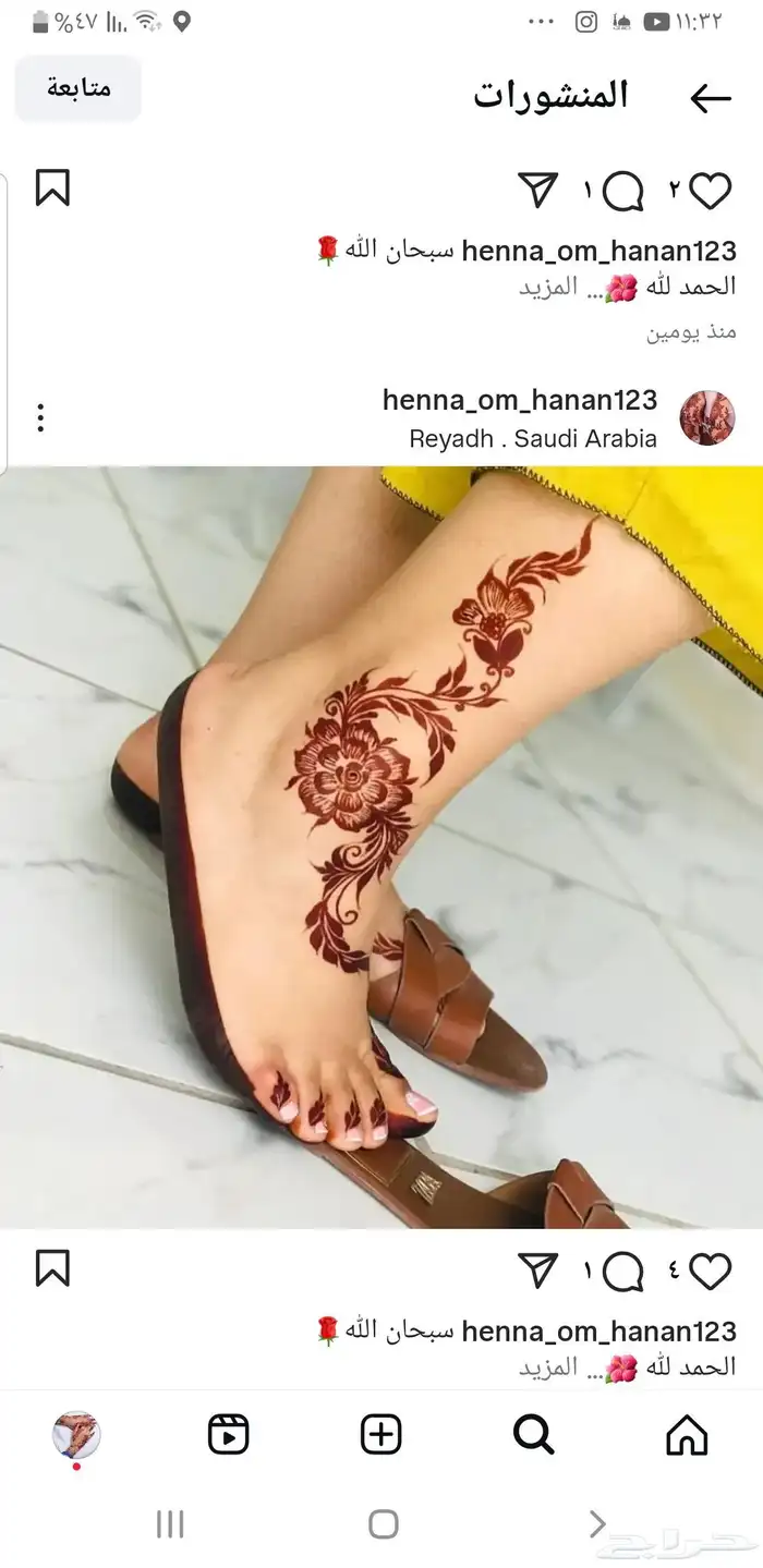 نقاشه الرياض نقش حناء الرياض 7