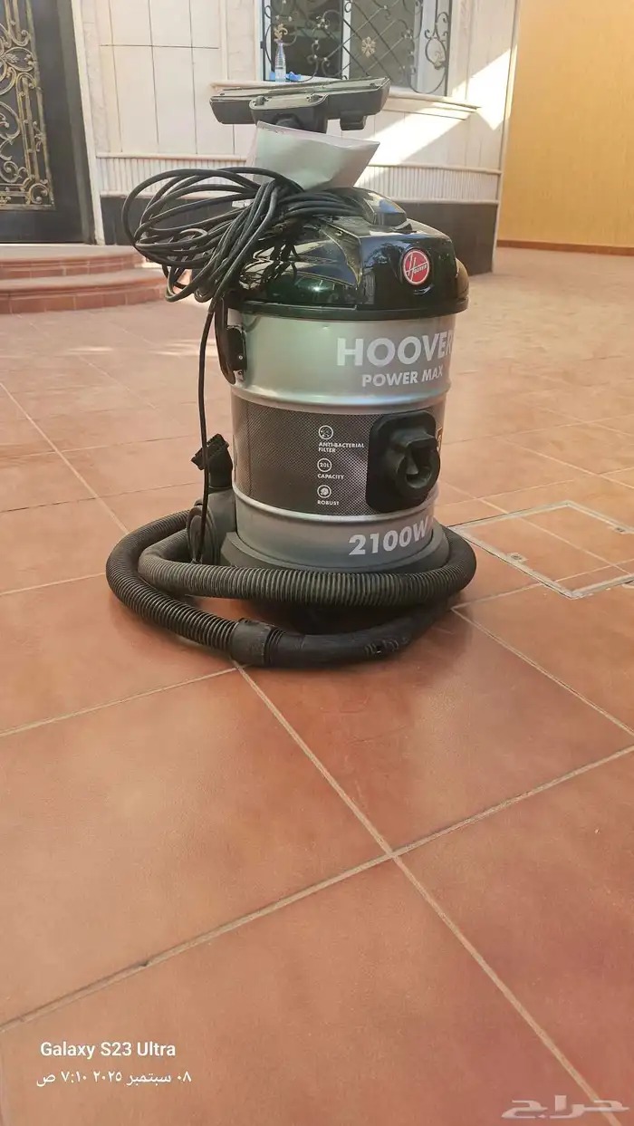 مكنسة كهربائيه من نوع Hoover قوة 2100w مع كامل الاغراض الخاص 0