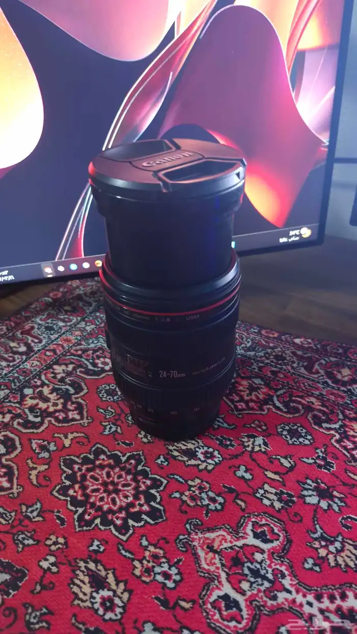 عدسه كانون 24-70 mm 2.8f الخط الاحمر 6