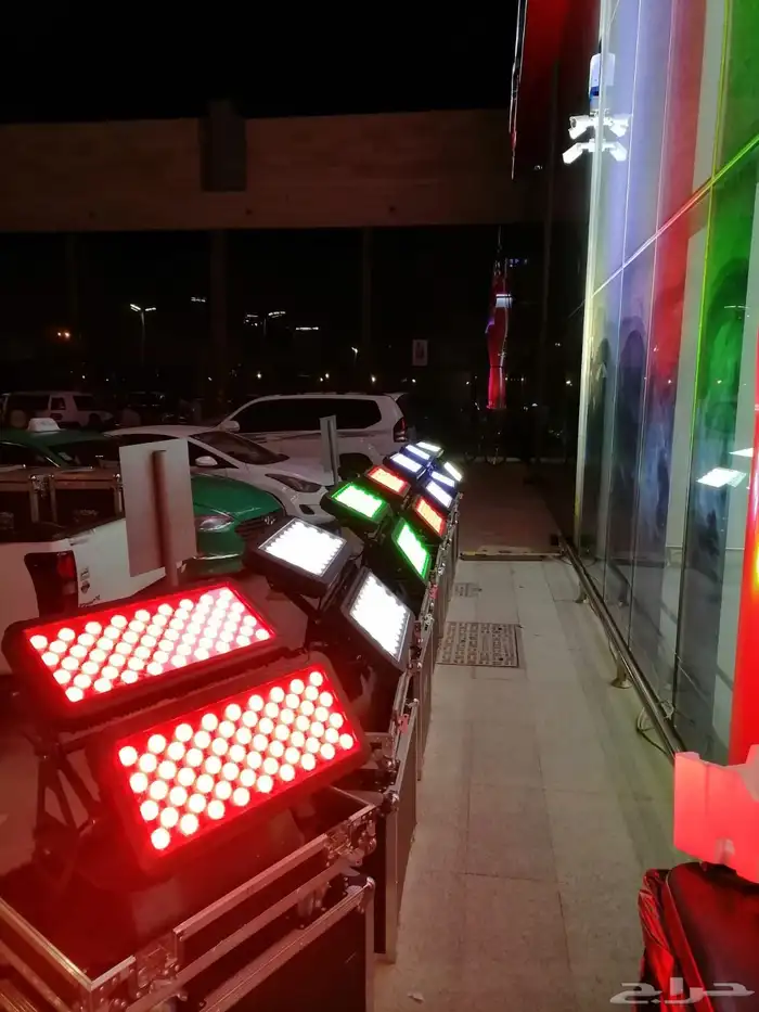 اضاءات المباني ايجار سيتي كلر اليوم الوطني بأسعار مناسبه ل 0