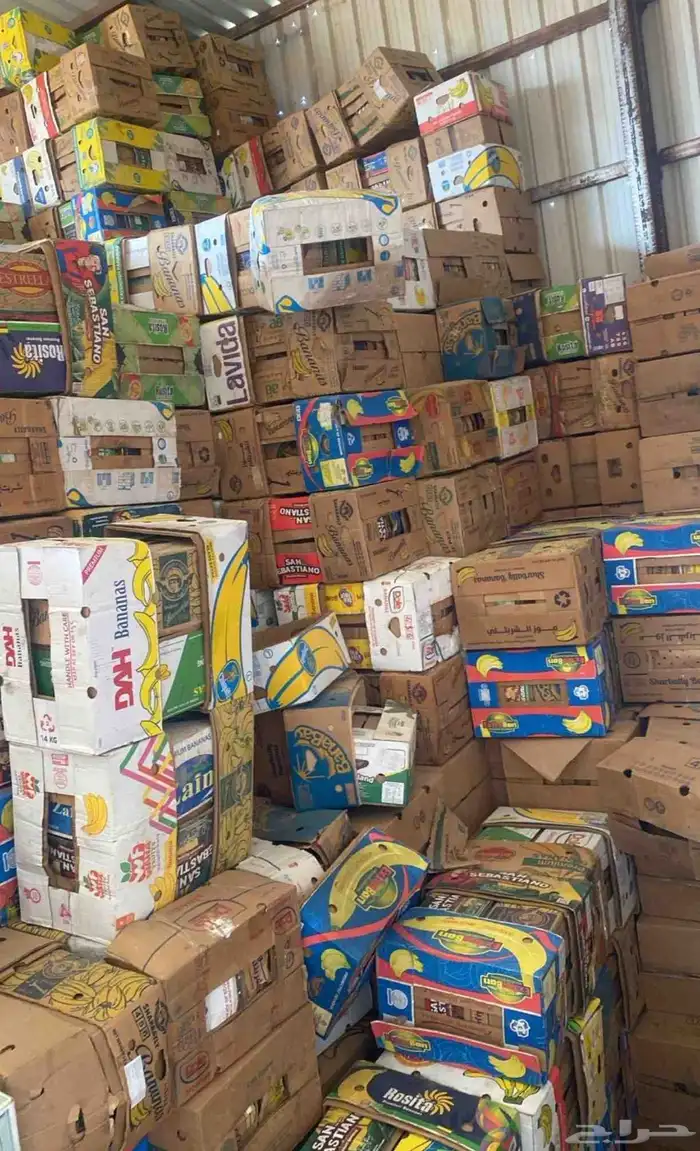 كراتين موز جديده البيع الخرج 0